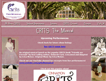 Tablet Screenshot of gritsthemusical.com